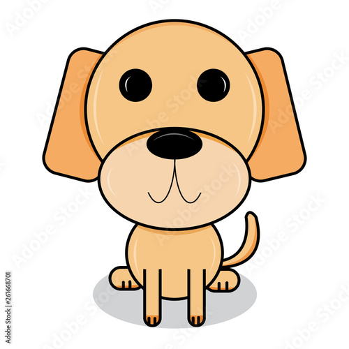 Cute Dog Illustration this is high resolution creative and unique dog.you can use this logo for your company and website.this is print ready Dog Illustration.