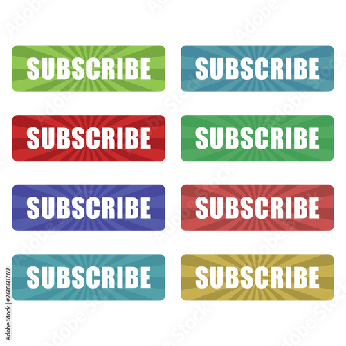 subscribe now icon set,this is for youtube and website . this is high resolution,creative and unique logo.you can use this logo for your company and website.this is print ready logo.