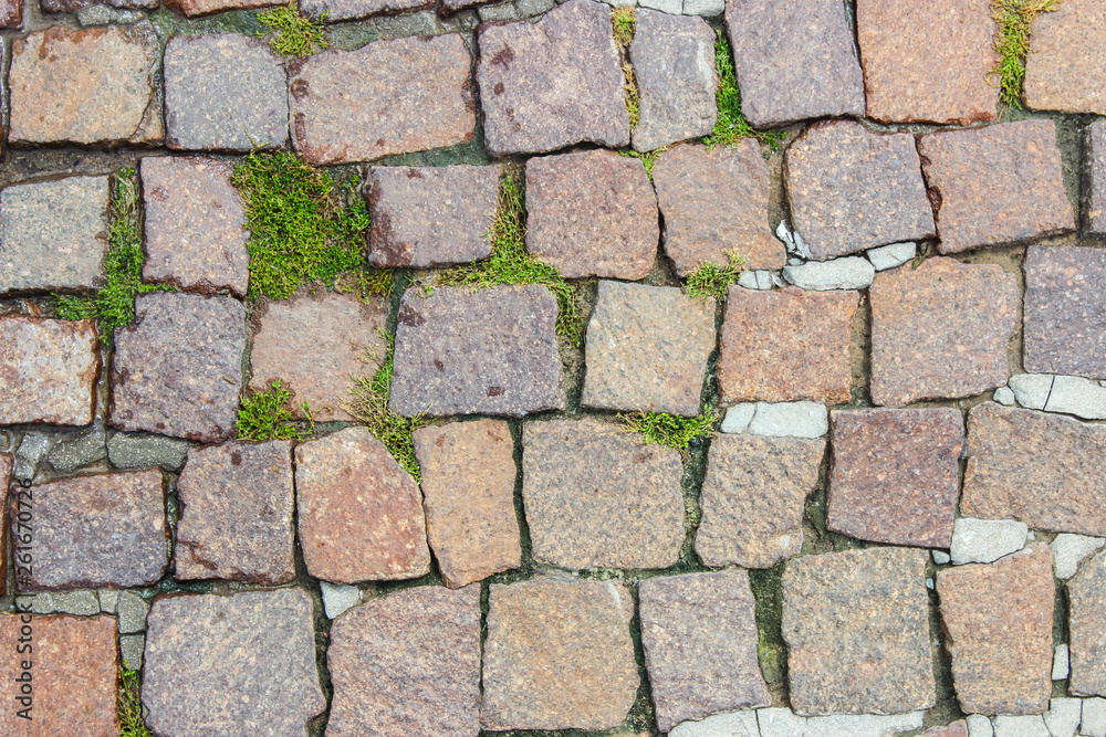 Cobblestone pavement Cobblestone pavement