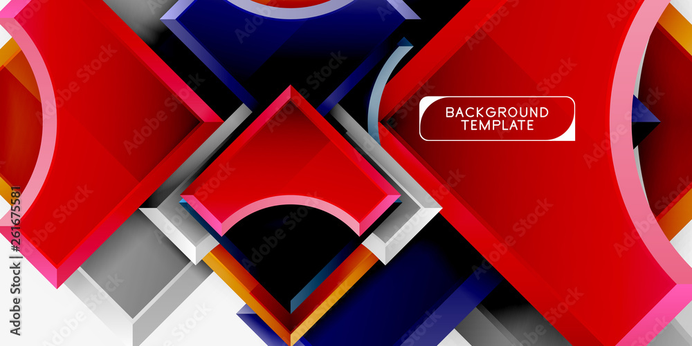 Modern geometrical abstract background Modern geometrical abstract background