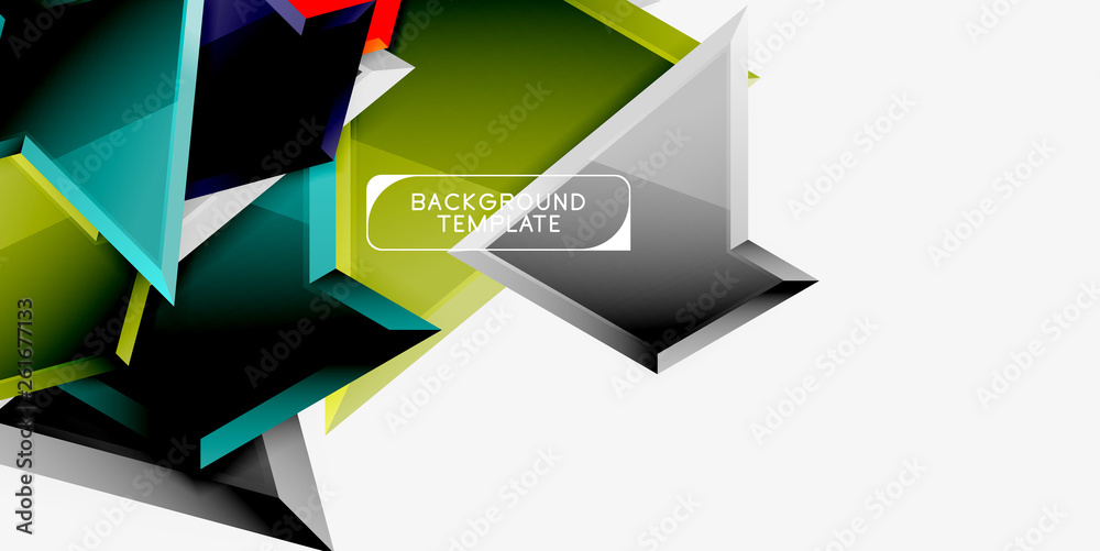 Bright colorful triangular poly 3d composition,abstract geometric background, minimal design, polygonal futuristic poster Bright colorful triangular poly 3d composition,abstract geometric background, minimal design, polygonal futuristic poster