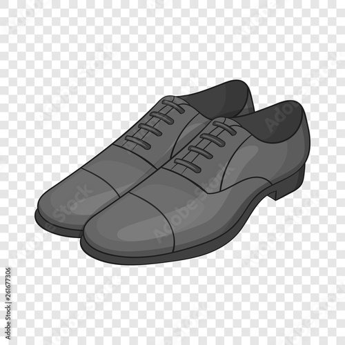 Mens classic shoes icon in cartoon style isolated on background for any web design 