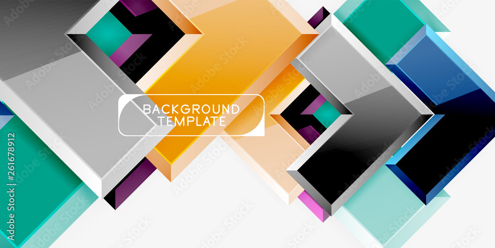 Glossy arrows geometric background Glossy arrows geometric background