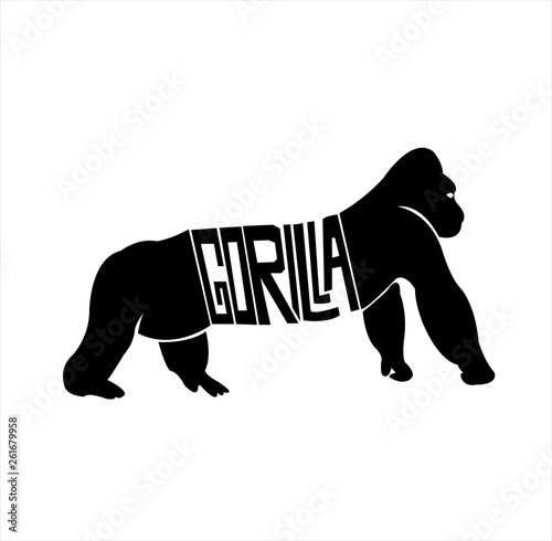 gorilla logo vector