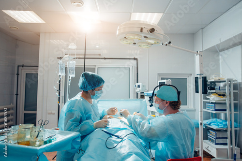 surgeon in surgery room