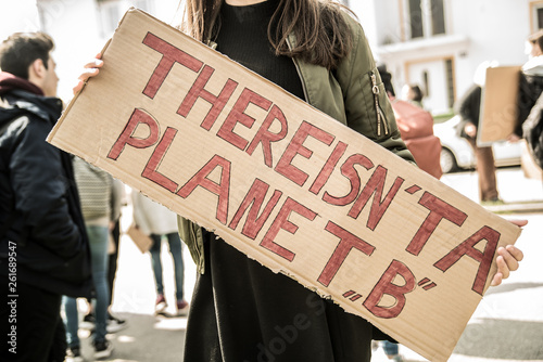 Demonstration zum Umweltschutz photo