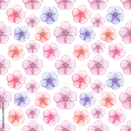 seamless pattern with flowers