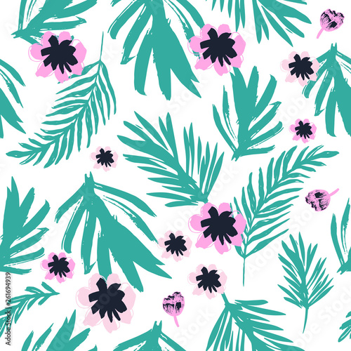 Exotic Nature Seamless Pattern TextureIllustration for Surface , Invitation , Notebook, Banner , Wrap Paper ,Textiles, Cover, Magazine ,Postcard Background ,Textile , Wallpaper, Fashion , Phone Cover 