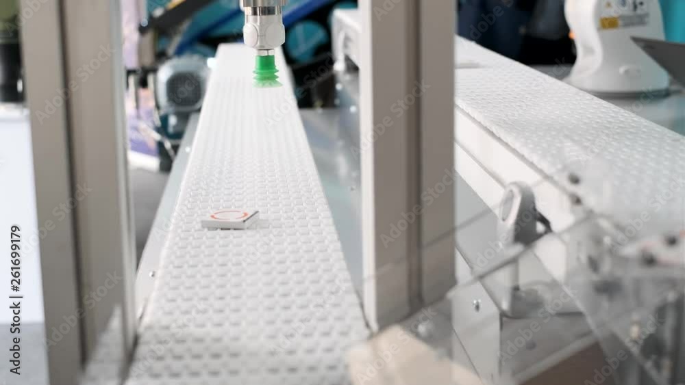 industrial robot in progress demo
