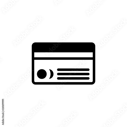 Credit card icon vector. Credit card vector design. sign design. flat style. Vector EPS 10