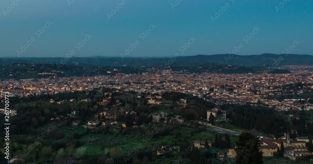 Florence From Above - Sunrise Time Lapse Florence From Above - Sunrise Time Lapse