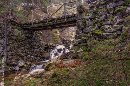 Puente mirador el chorro de Navafria photo