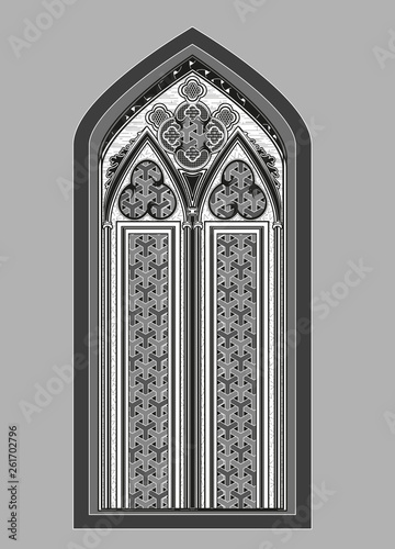 gotisches Fenster