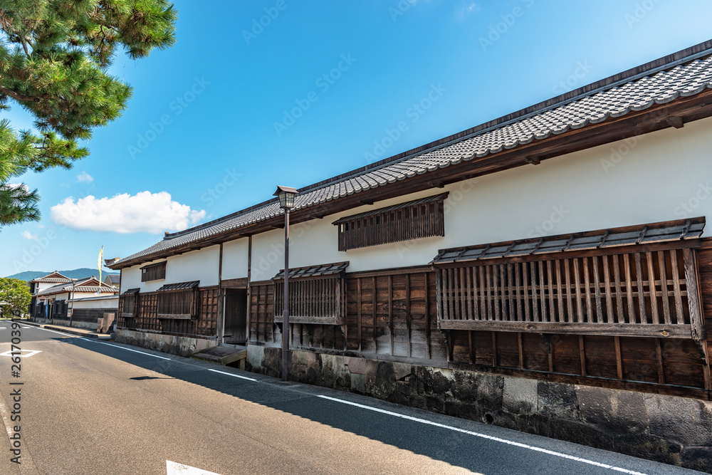 松江市 城下町の風景