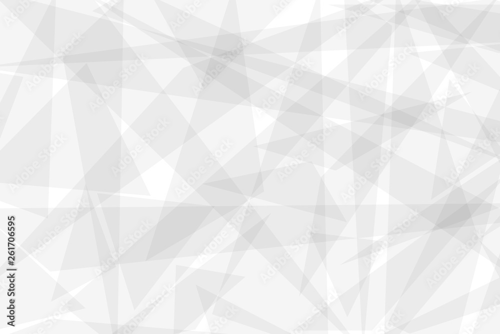 Modern abstract white and grey background. Minimal design with grey triangles. Modern abstract white and grey background. Minimal design with grey triangles.