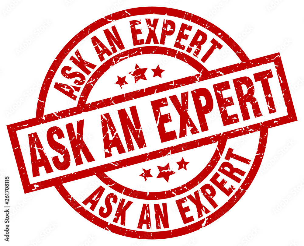 ask an expert round red grunge stamp ask an expert round red grunge stamp