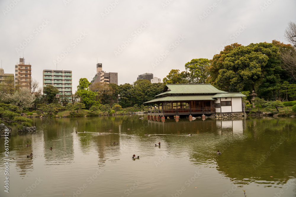 KIYOSUMI TEIEN garden in TOKYO,JAPAN. Spring