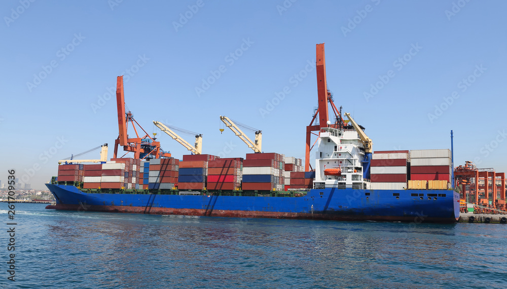 Container Ship in port Container Ship in port
