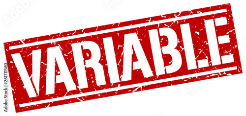 variable square grunge stamp