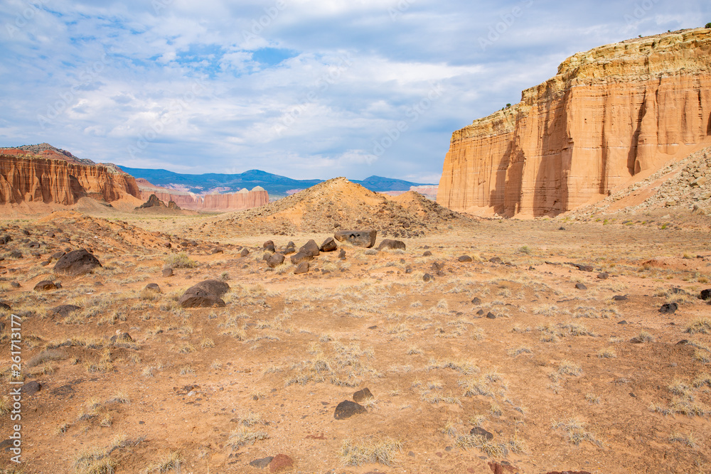 Fototapeta premium Cathedral Valley in Capitol Reef National Park, Utah, USA