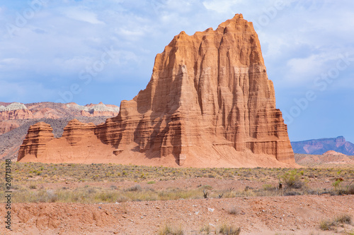 Capitol Reef National Park  Temple of the Moon in Cathedral Valley  Utah  USA