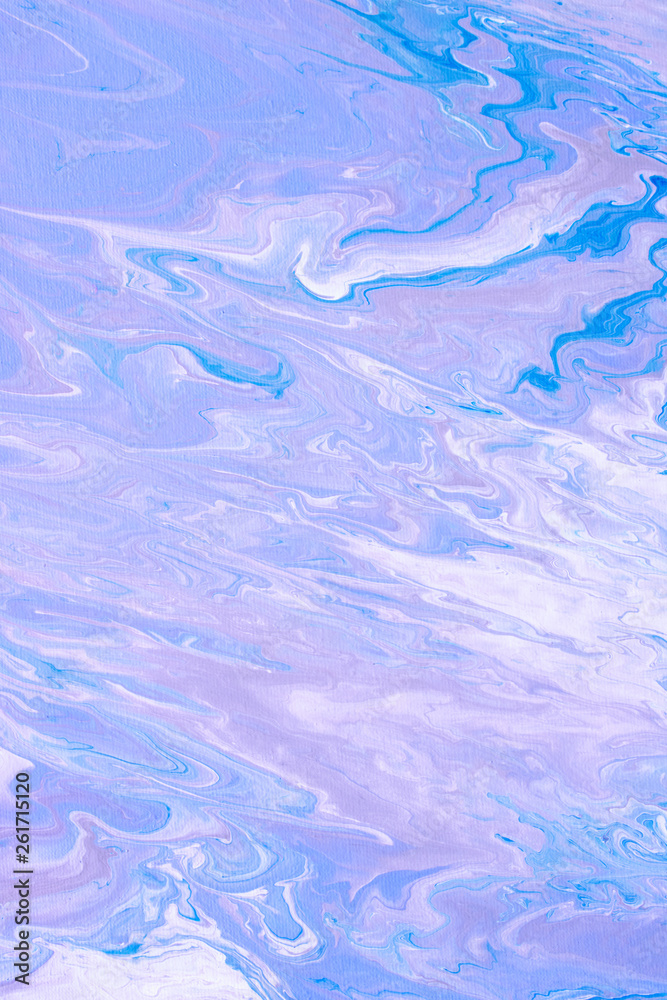 Abstraction painting in blue colors painted with liquid acrylic as a background. Abstraction painting in blue colors painted with liquid acrylic as a background.
