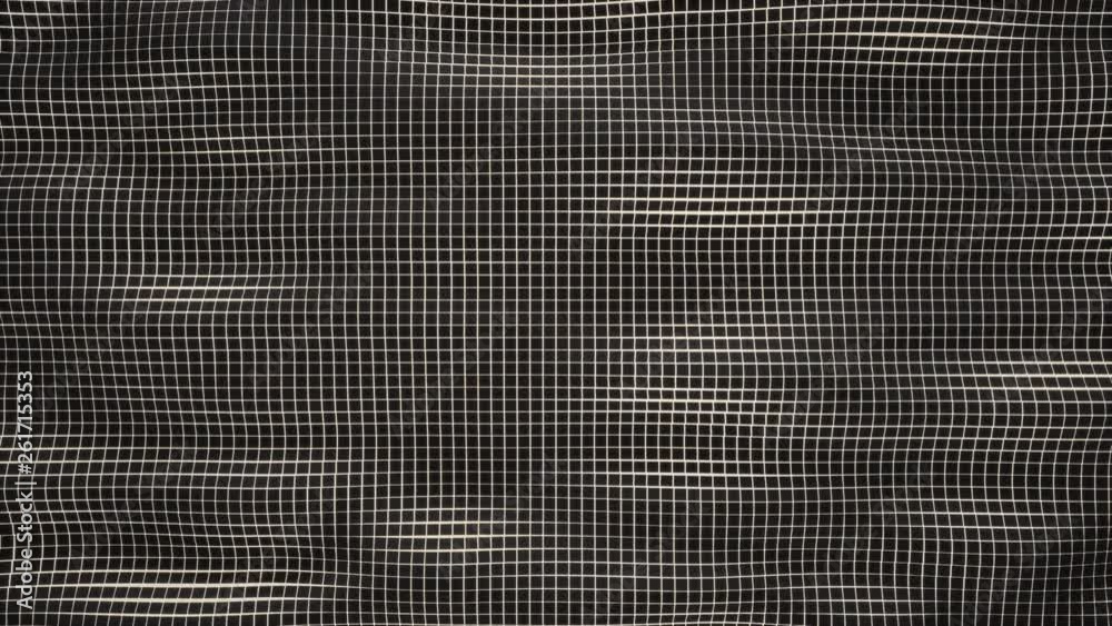 Wavy surface made of black cubes with glowing background Wavy surface made of black cubes with glowing background