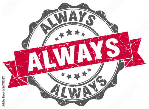 always stamp. sign. seal