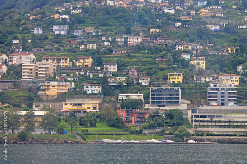 Locarno Switzerland on the shore of lake Maggiore