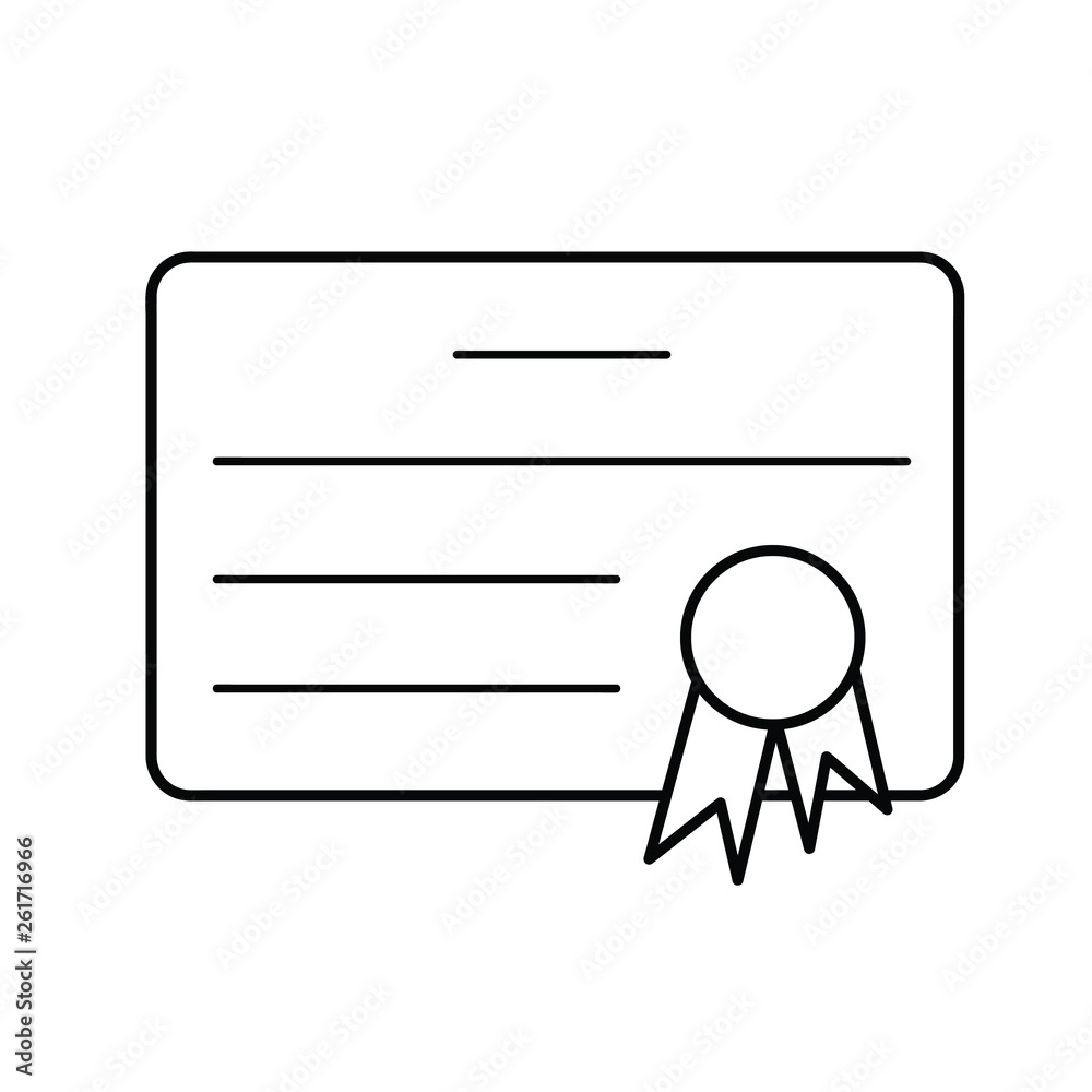 Attestation icon. Attestation symbol. Flat design. Attestation icon. Attestation symbol. Flat design.