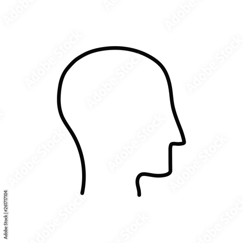 Human head icon