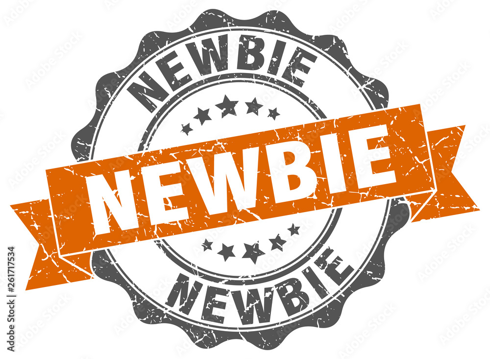 Obraz premium newbie stamp. sign. seal