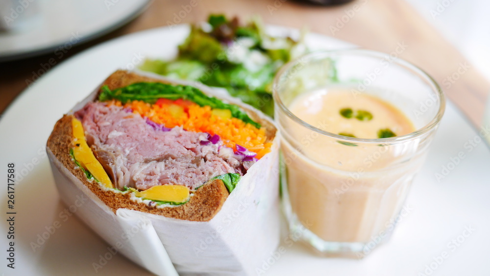 カフェランチ サンドウィッチ カフェランチ サンドウィッチ