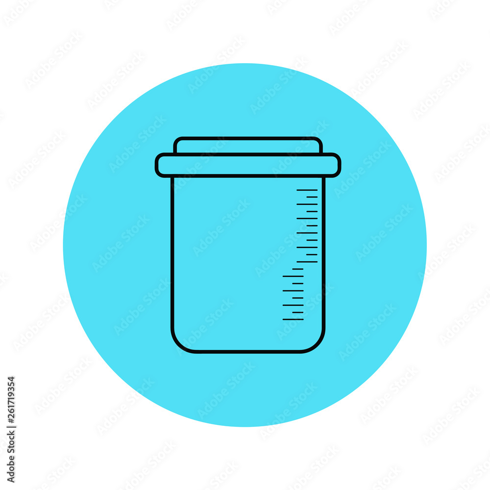 Jar with medicine