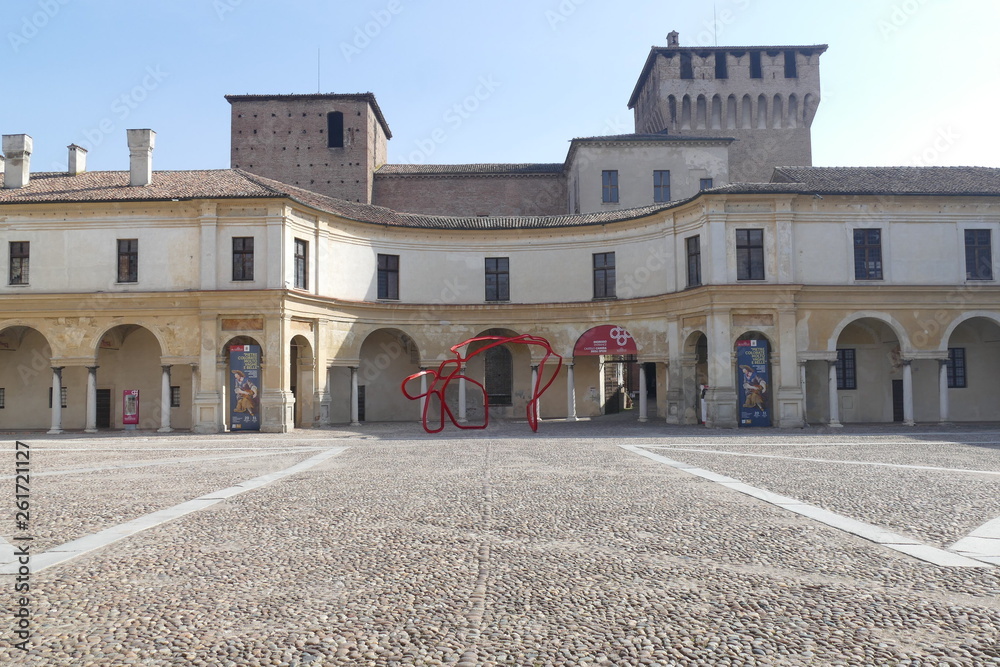 St. George castle square in Mantova