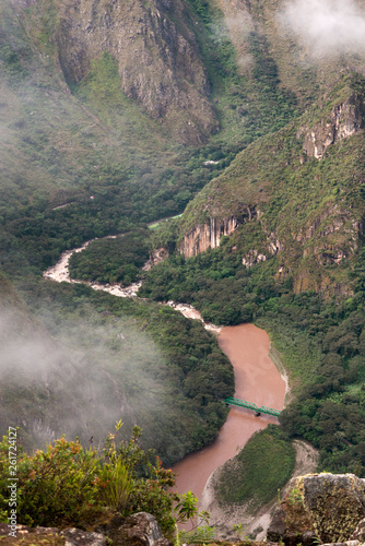 Urubamba river in Peru
