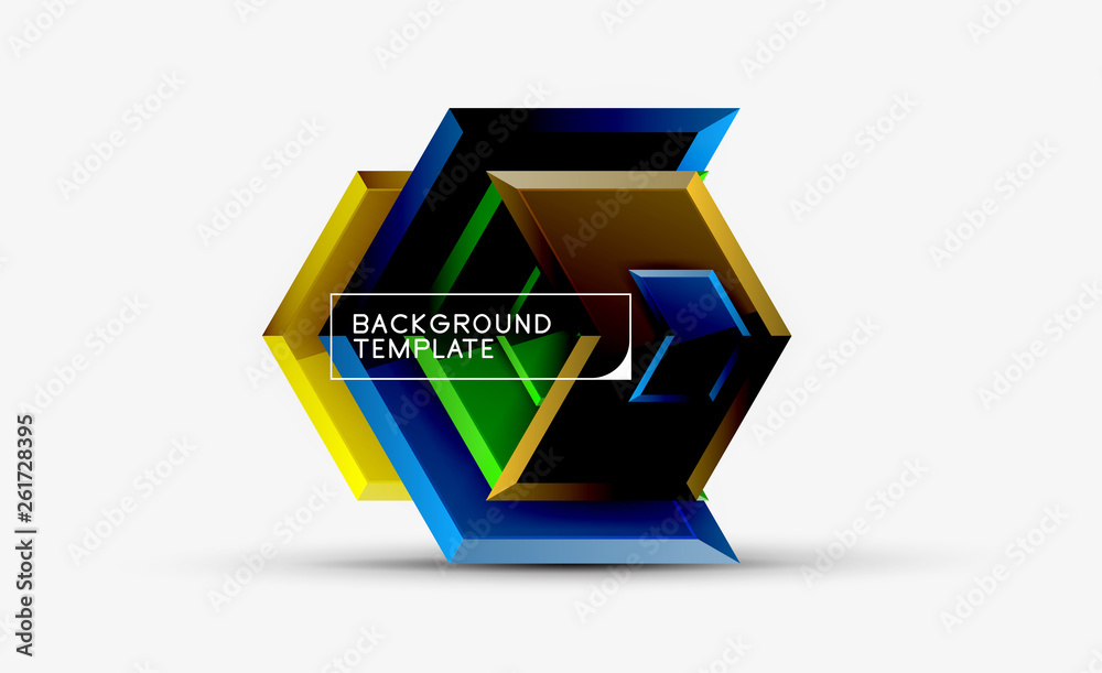 Abstract glossy techno arrows background Abstract glossy techno arrows background