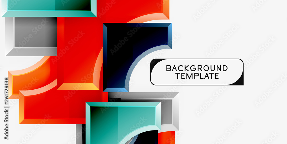 Geometric shapes abstract background Geometric shapes abstract background