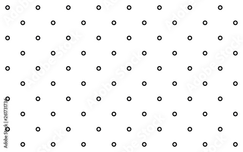 Abstract minimalist rings decorative vector seamless pattern