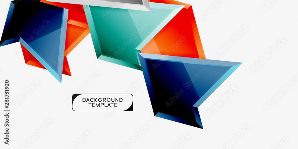 Bright colorful triangular poly 3d composition,abstract geometric background, minimal design, polygonal futuristic poster Bright colorful triangular poly 3d composition,abstract geometric background, minimal design, polygonal futuristic poster
