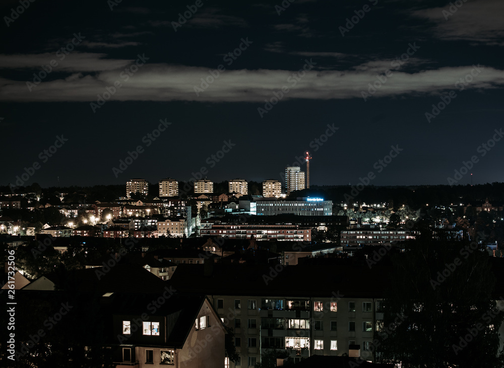 Fototapeta premium A night in the city