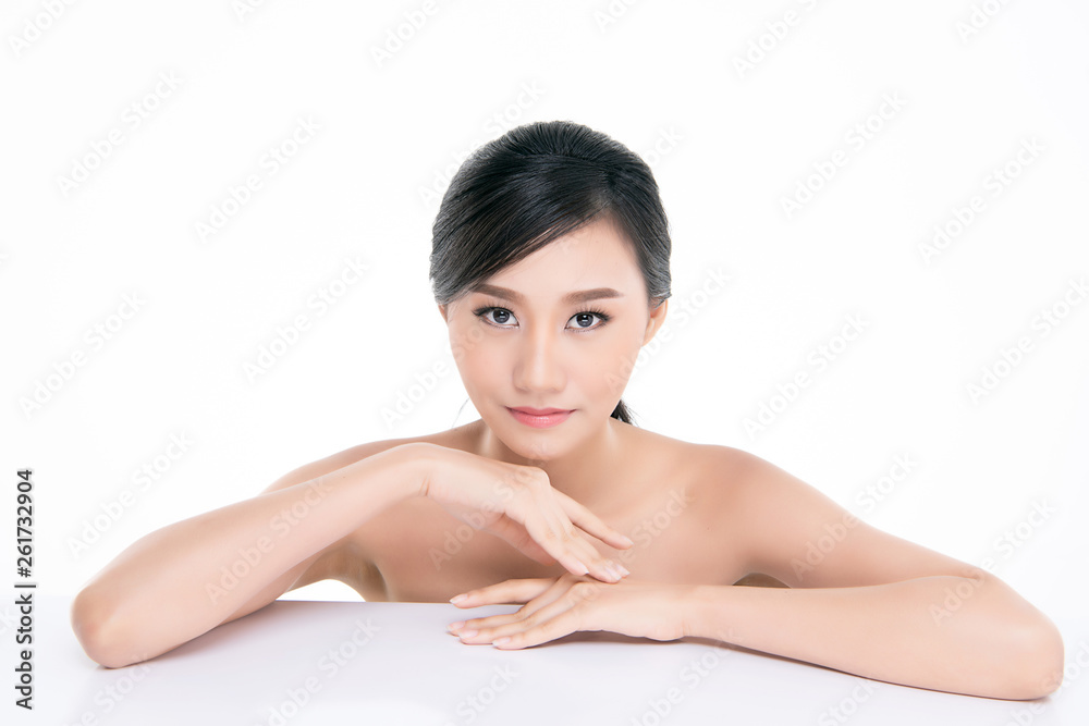 Beautiful Young asian Woman with Clean Fresh Skin Beautiful Young asian Woman with Clean Fresh Skin