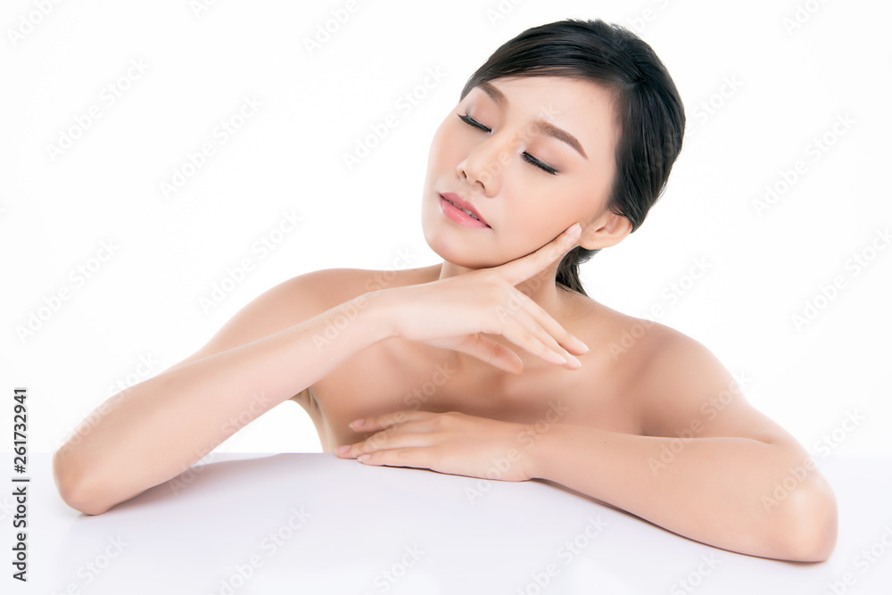 Beautiful Young asian Woman with Clean Fresh Skin Beautiful Young asian Woman with Clean Fresh Skin