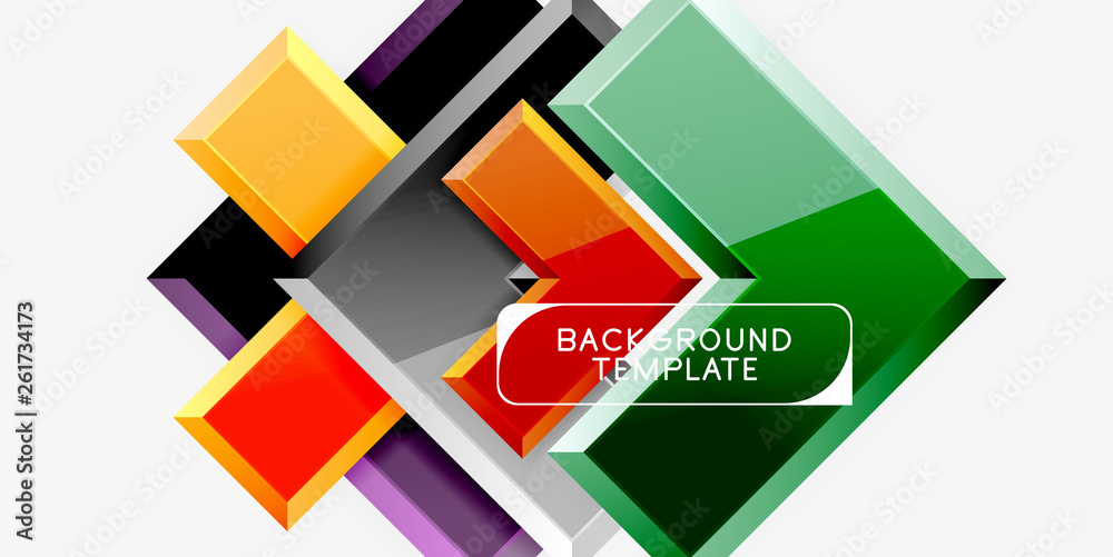Glossy arrows geometric background Glossy arrows geometric background