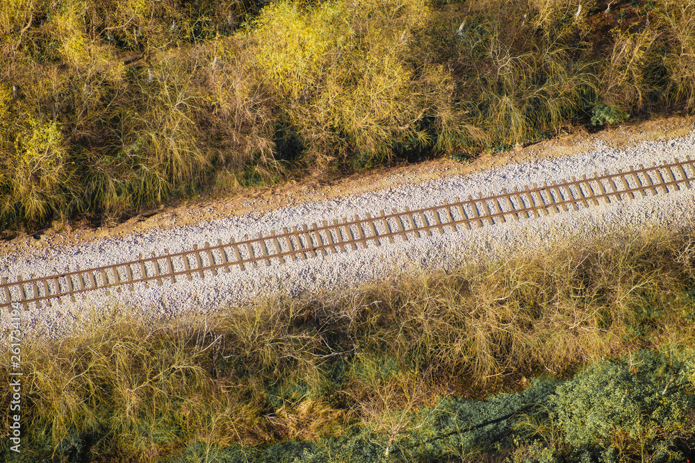 Railroad Aerial View