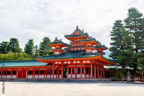 京都 平安神宮の蒼龍楼