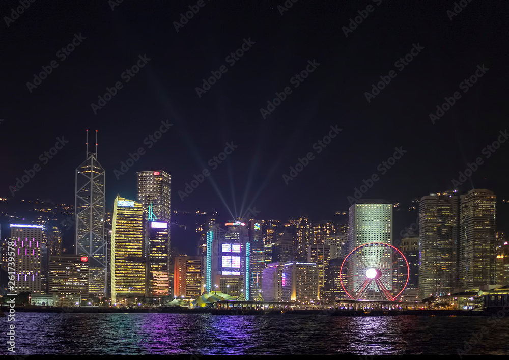 Fototapeta premium Hong Kong skyline