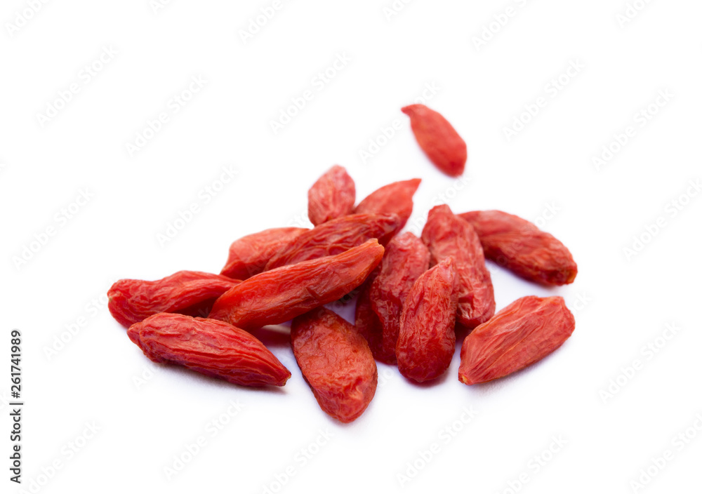 Goji berry isolated on white background Goji berry isolated on white background