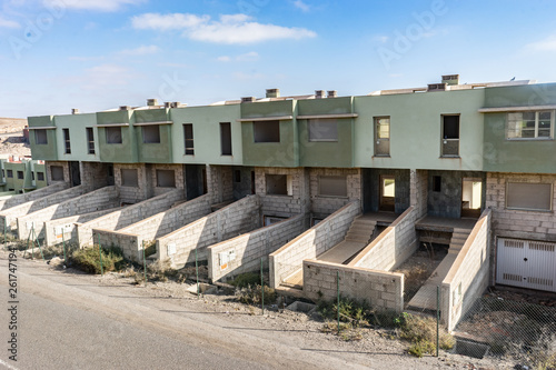 Unfinished Buildings on Fuerteventura Canary Islands Spain