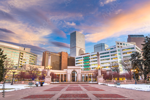 Denver, Colorado, USA downtown cityscape photo